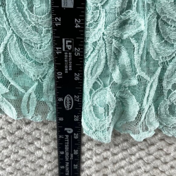 Ali Miles‎ Top Linen Blend Lace Trim Button Down Lightweight Lagenlook Artsy XL - Picture 7 of 8